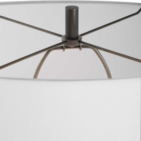 Sonic Open Oval Floor Lamp Bronze - Dark Brown by Uttermost - View 10