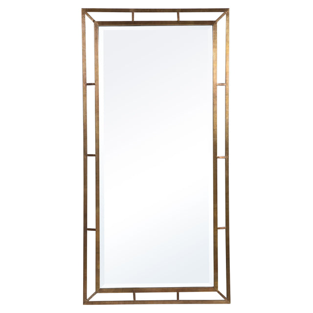 Farrow Copper Industrial Mirror - Gold by Uttermost - View 1