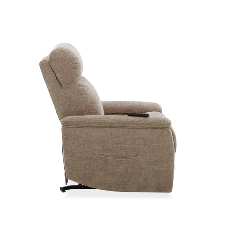 Luma Power Lift Recliner With Power Headrest, Lumbar, Heat & Massage - Gray | Flexsteel