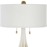 Cardoni Glass Table Lamp - Bronze / Beige by Uttermost - View 6