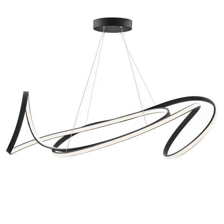 Moscow LED Chandelier // Black  | Finesse -  Home Elegance USA