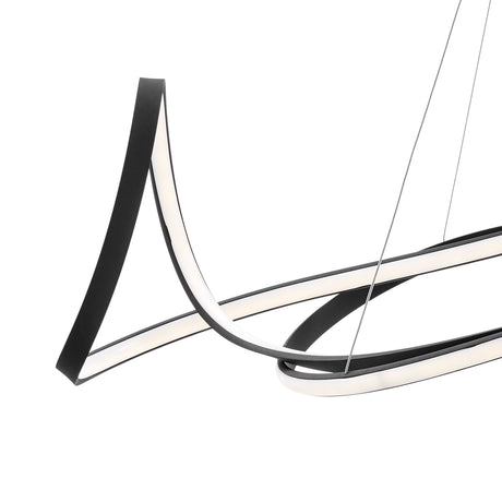 Moscow LED Chandelier // Black  | Finesse -  Home Elegance USA