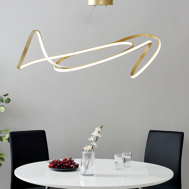 Moscow LED Chandelier // Gold  | Finesse