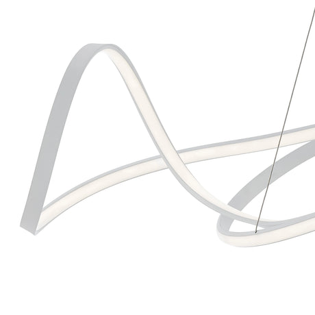 Moscow LED Chandelier // White  | Finesse - sold by Home Elegance USA