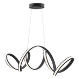 Seville LED Chandelier // Black  | Finesse