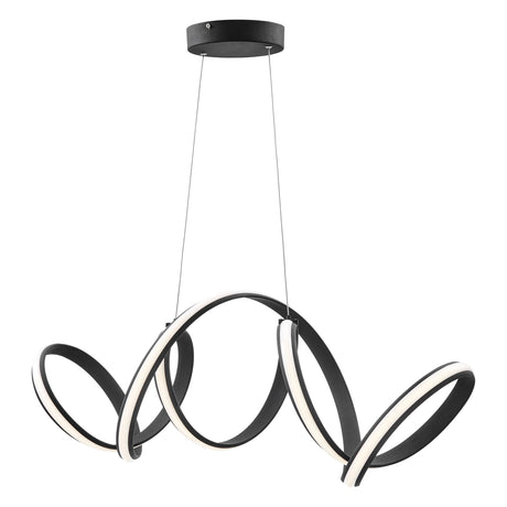 Seville LED Chandelier // Black  | Finesse - sold by Home Elegance USA