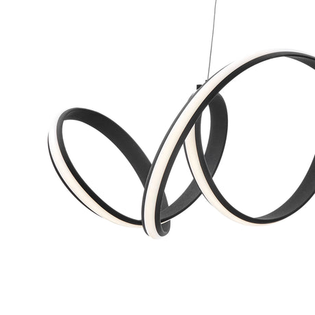 Seville LED Chandelier // Black  | Finesse - sold by Home Elegance USA