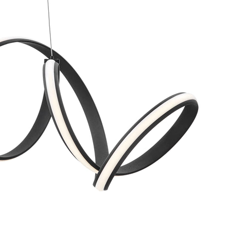 Seville LED Chandelier // Black  | Finesse - sold by Home Elegance USA