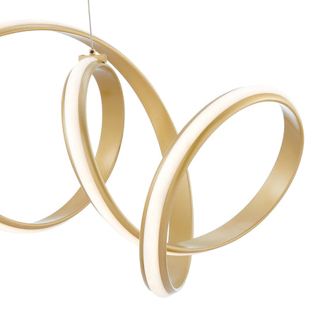 Seville LED Chandelier // Gold  | Finesse -  Home Elegance USA