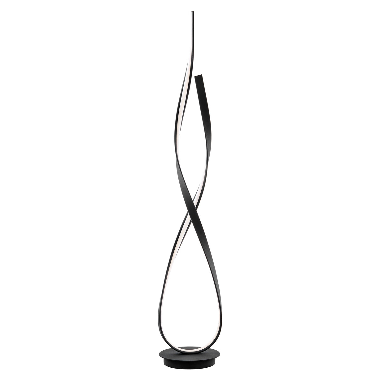 Vienna LED 55" Tall Floor Lamp // Matte Black  | Finesse