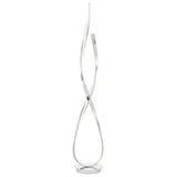 Vienna LED 55" Tall Floor Lamp // Chrome  | Finesse