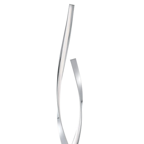 Vienna LED 55" Tall Floor Lamp // Chrome  | Finesse - sold by Home Elegance USA