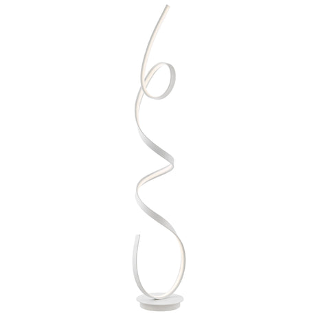 Amsterdam LED Dimmable 63" Floor Lamp // White  | Finesse - Home Elegance USA