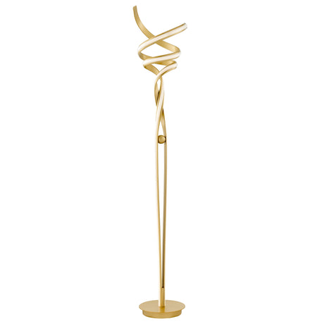Munich LED Sandy Gold 63" Floor Lamp // Dimmable  | Finesse -  Home Elegance USA