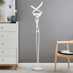 Munich LED White  63" Floor Lamp // Dimmable  | Finesse -  Home Elegance USA