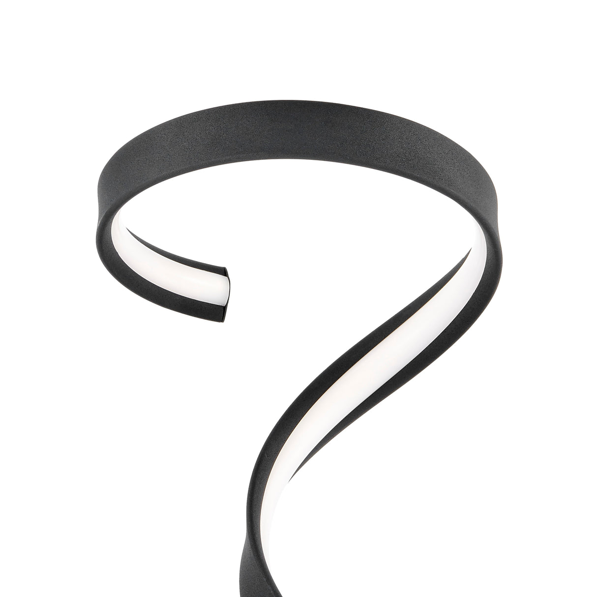 Hamburg Black Table Lamp // LED Strip & Dimmable Switch  | Finesse