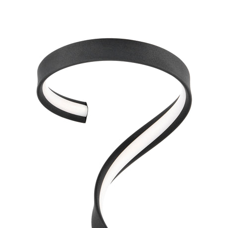 Hamburg Black Table Lamp // LED Strip & Dimmable Switch  | Finesse
