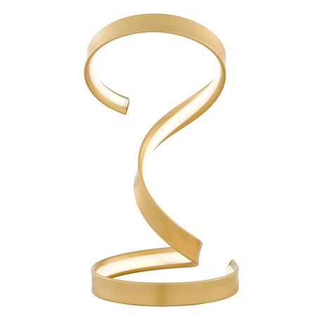 Hamburg Gold Table Lamp // LED Strip & Dimmable Switch  | Finesse - sold by Home Elegance USA