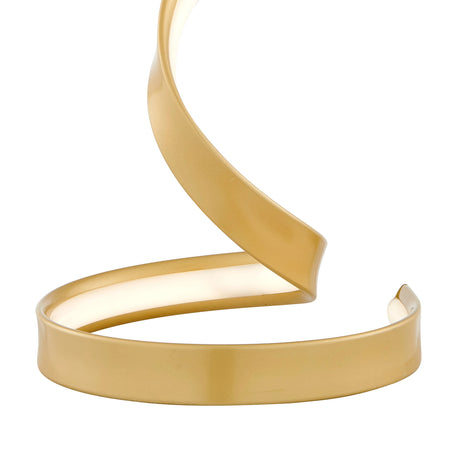Hamburg Gold Table Lamp // LED Strip & Dimmable Switch  | Finesse - sold by Home Elegance USA