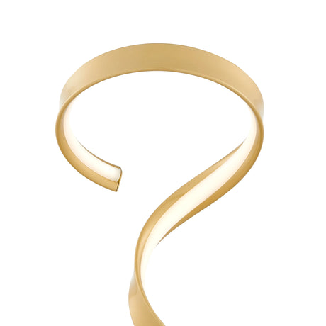 Hamburg Gold Table Lamp // LED Strip & Dimmable Switch  | Finesse - sold by Home Elegance USA
