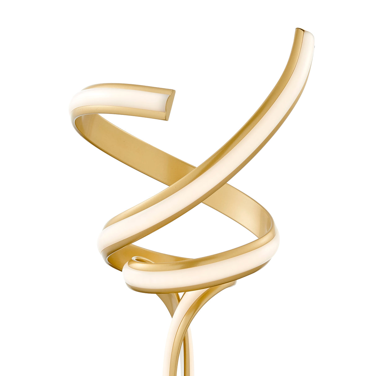 Munich Gold Table Lamp // Natural White LED Strip & Touch Dimmer  | Finesse -  Home Elegance USA