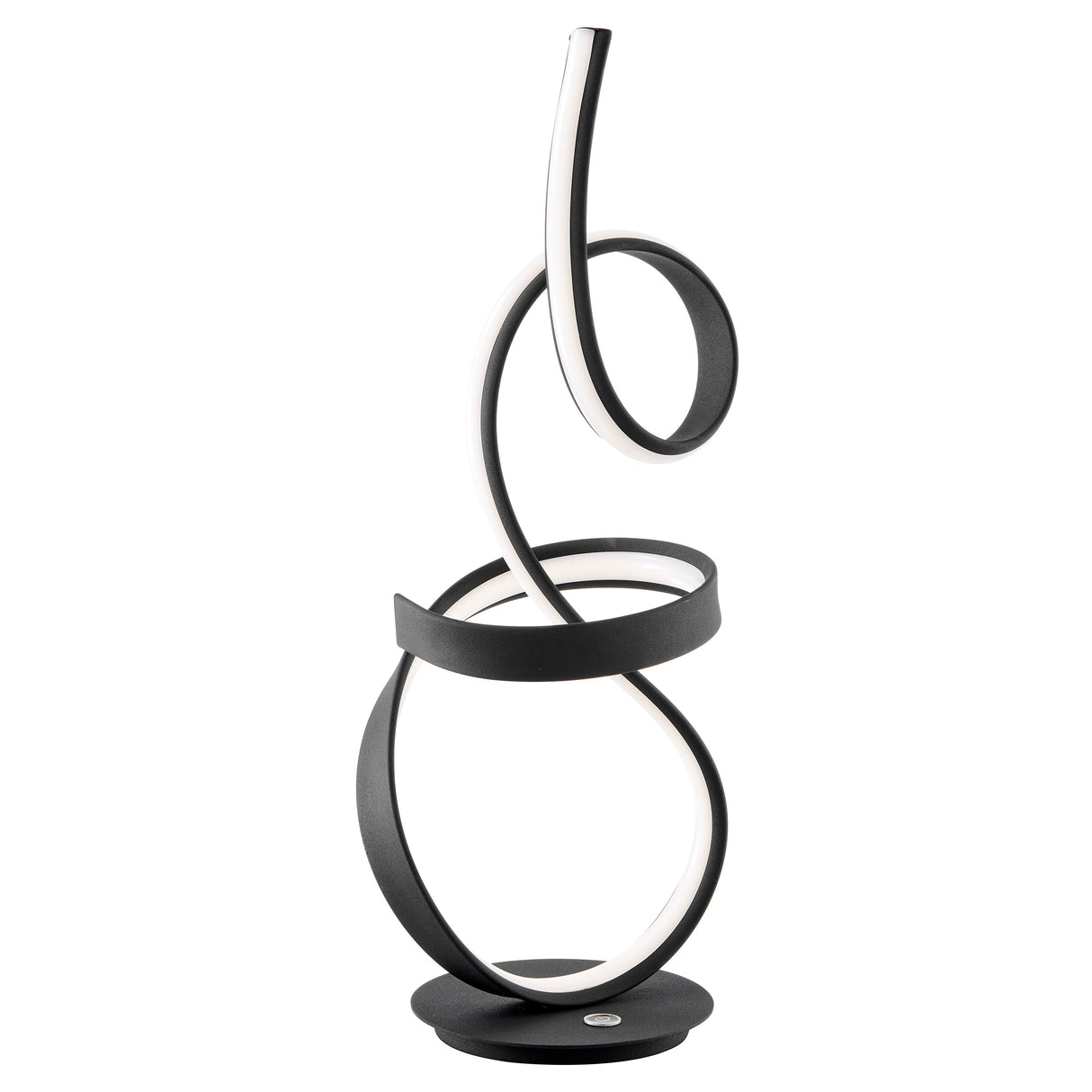 Amsterdam LED with Touch Dimmer Table Lamp // Black  | Finesse -  Home Elegance USA