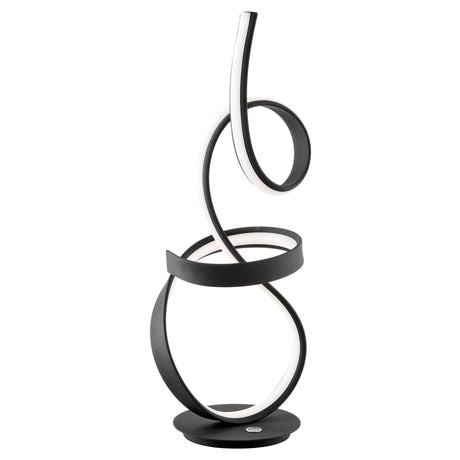 Amsterdam LED with Touch Dimmer Table Lamp // Black  | Finesse -  Home Elegance USA