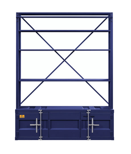 Acme - Cargo Bookcase 39892 Blue