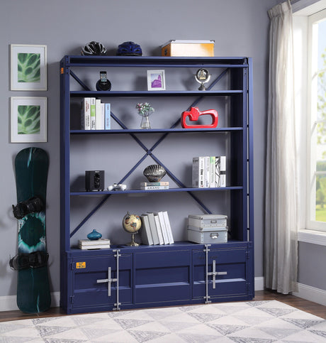 Acme - Cargo Bookcase 39892 Blue