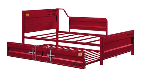 Cargo Daybed W/Trundle (Twin) 39895 Red | Acme | Home Elegance USA