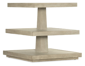 Cascade 3-Shelve End Table - Light Brown by Hooker Furniture - View 1