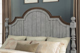 Plymouth King Poster Bed - Gray | Flexsteel