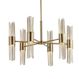 Cret 12 Light Brass Chandelier - Bronze by Uttermost - View 4