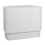 Saltwater Concrete Side Table - White by Uttermost - View 7