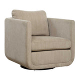 Abound Swivel Chair Porcelain - Beige by Uttermost - View 4