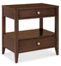Archives Two-Drawer Nightstand - Dark Brown by Hooker Furniture - View 1