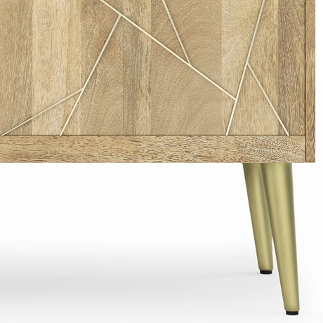 Jager - TV Media Stand - Natural - sold by Home Elegance USA