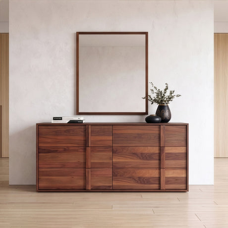 California King Berlin - Modern Walnut Bedroom Set