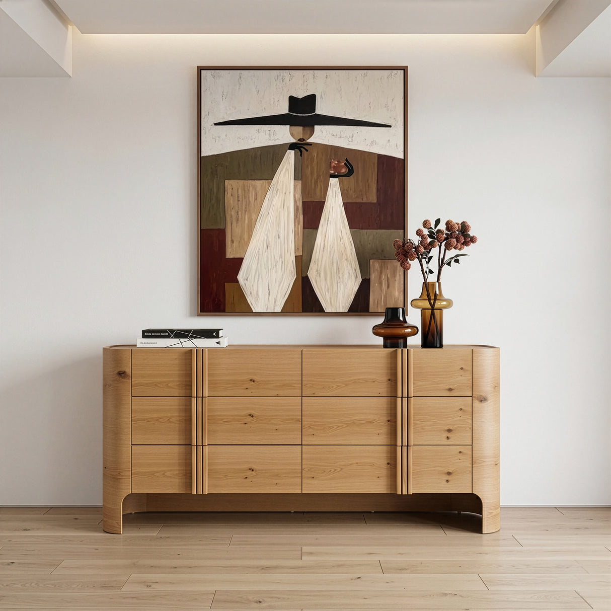 Newhart - Modern Natural Oak Dresser - View Image 1