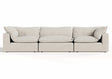 Garman - Modern Light Grey Modular Sectional Sofa-3-Piece Sectional - View Image 1