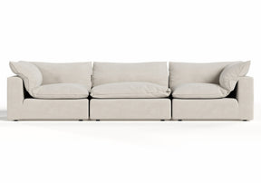 Garman - Modern Light Grey Modular Sectional Sofa-3-Piece Sectional - View Image 1