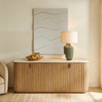 Fracture Segmented Panel Mirror - Gold by Uttermost - View 2