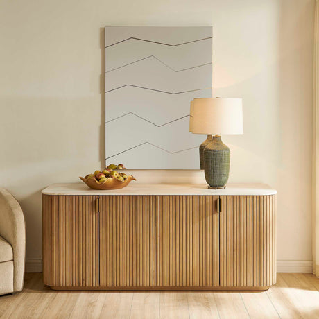 Fracture Segmented Panel Mirror - Gold by Uttermost - View 2