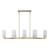 Mistie 8 Light Linear Chandelier - Bronze by Uttermost - View 3