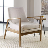 Bev Accent Chair - White / Dark Brown by Uttermost - View 8