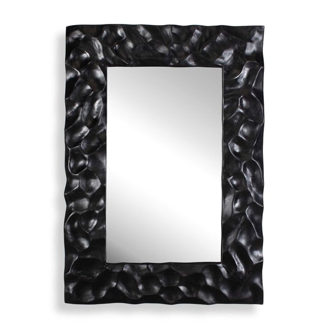 Malosi Carved Mirror - Black by Uttermost - View 1