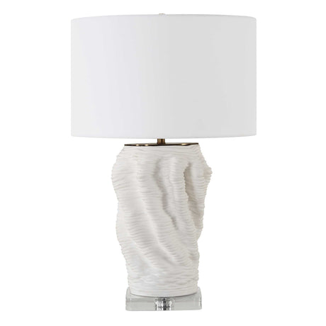 Stratified White Table Lamp by Uttermost - View 4