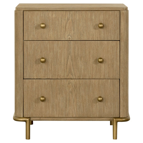 Stevie Sand Wash/Natural Cane 4-piece Eastern King Bedroom Set - sold by Home Elegance USA