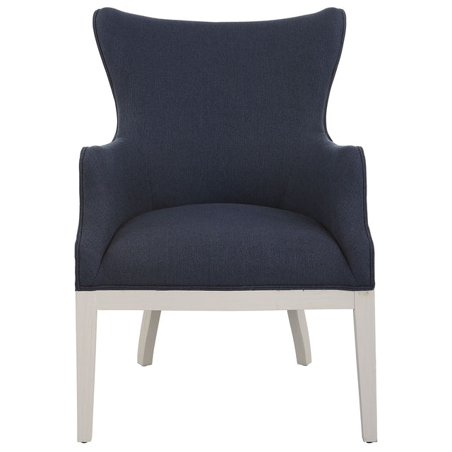 Gordonston Blue Fabric Accent Chair by Uttermost - View 1