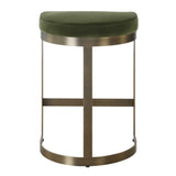 Ivanna Brass Counter Stool Moss - Green / Bronze by Uttermost - View 7
